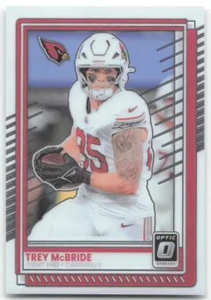 Trey McBride 2025 Donruss Optic Arizona Cardinals