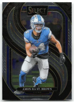 Amon-Ra St. Brown 2024 Panini Select Detroit Lions
