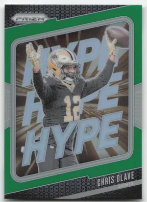 Chris Olave 2024 Panini Prizm Hype Green Prizm New Orleans Saints