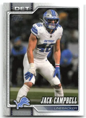 Jack Campbell 2026 Topps Flagship Detroit Lions