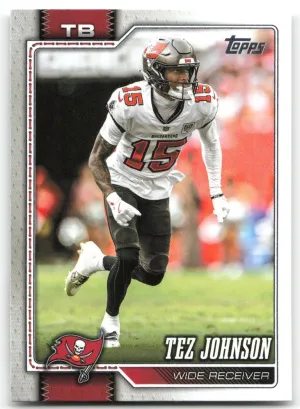 Tez Johnson 2026 Topps Flagship Tampa Bay Buccaneers
