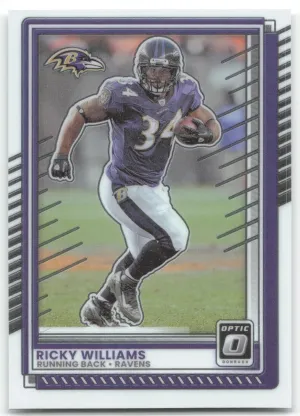 Ricky Williams 2025 Donruss Optic Baltimore Ravens