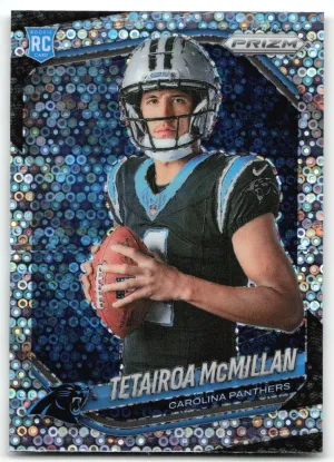 Tetairoa McMillan RC 2025 Panini Prizm No Huddle Variation Carolina Panthers
