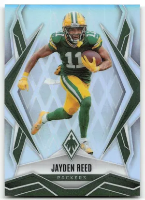 Jayden Reed 2025 Panini Phoenix Silver Prizm Green Bay Packers