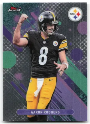 Aaron Rodgers 2025 Finest Pittsburgh Steelers