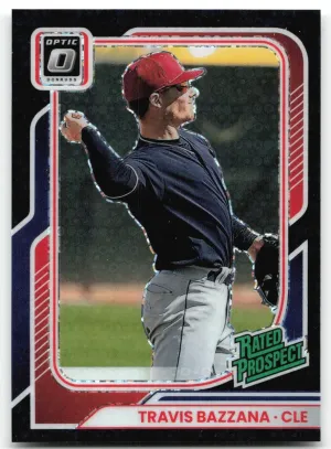 Travis Bazzana 2026 Donruss Optic Circles Cleveland Guardians