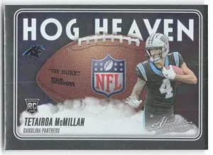 Tetairoa McMillan Rookie 2025 Panini Absolute Hog Heaven Carolina Panthers