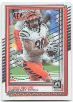 Chase Brown 2025 Donruss Optic Cincinnati Bengals