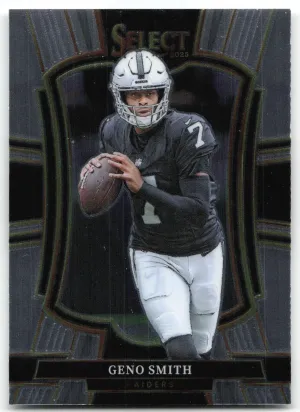 Geno Smith 2025 Panini Select Las Vegas Raiders