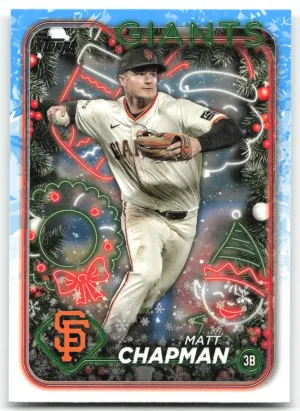 Matt Chapman 2024 Topps Holiday San Francisco Giants