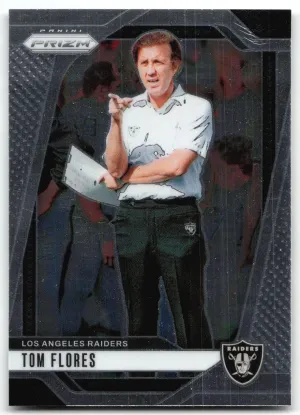 Tom Flores 2024 Panini Prizm Los Angeles Raiders