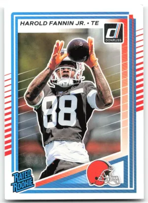 Harold Fannin Jr. RC 2025 Donruss Cleveland Browns