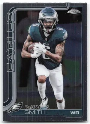 DeVonta Smith 2025 Topps Chrome Philadelphia Eagles