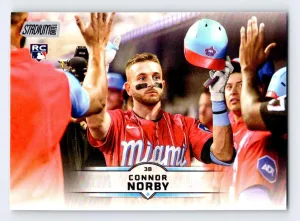 Connor Norby RC 2025 Stadium Club Miami Marlins