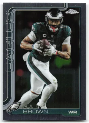 A.J. Brown 2025 Topps Chrome Philadelphia Eagles