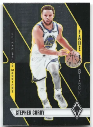 Stephen Curry 2023-24 Panini Phoenix Fade To Black Warriors
