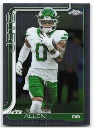 Braelon Allen 2025 Topps Chrome New York Jets