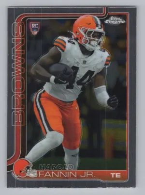 Harold Fannin Jr. Rookie 2025 Topps Chrome Cleveland Browns