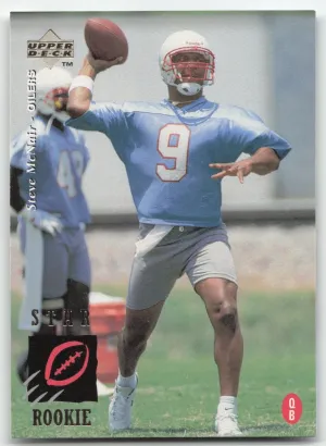 Steve McNair Rookie 1995 Upper Deck Electric Gold Houston Oilers