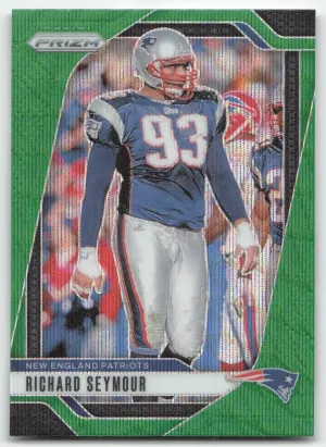 Richard Seymour 2024 Panini Prizm Green Wave New England Patriots