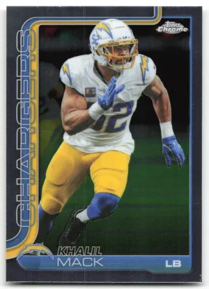 Khalil Mack 2025 Topps Chrome Los Angeles Chargers
