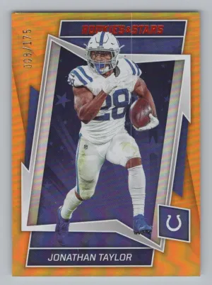 Jonathan Taylor 2022 Panini Rookies & Stars Orange #/175 Colts
