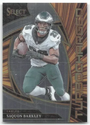 Saquon Barkley 2025 Panini Select Turbocharged Eagles