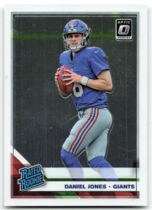 Daniel Jones Rookie 2019 Donruss Optic New York Giants