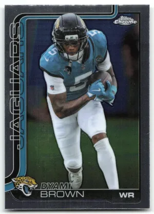Dyami Brown 2025 Topps Chrome Jacksonville Jaguars