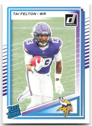 Tai Felton Rookie 2025 Donruss Minnesota Vikings