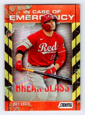 Joey Votto 2025 Stadium Club In Case of Emergency Reds