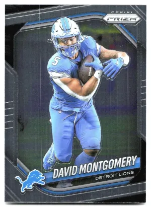 David Montgomery 2025 Panini Prizm Detroit Lions