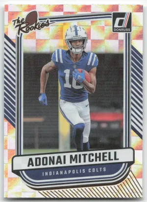 Adonai Mitchell 2024 Donruss The Rookies Colts