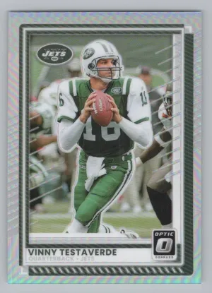 Vinny Testaverde 2025 Donruss Optic Holo Jets