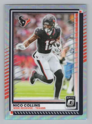 Nico Collins 2025 Donruss Optic Holo Texans