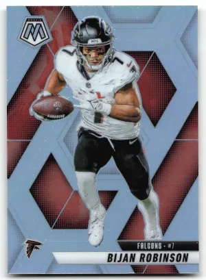 Bijan Robinson 2025 Panini Mosaic Silver Falcons