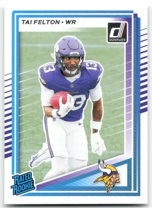 Tai Felton Rookie 2025 Donruss Minnesota Vikings