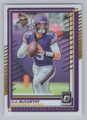 J.J. McCarthy 2025 Donruss Optic Minnesota Vikings