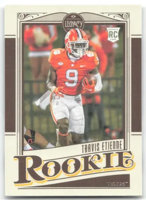 Travis Etienne Rookie 2021 Panini Legacy Clemson Tigers