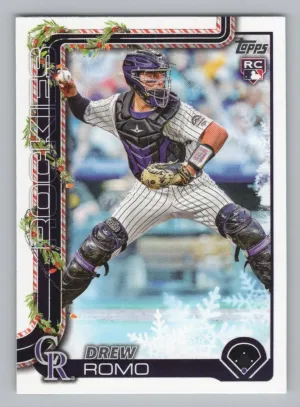 Drew Romo Rookie 2025 Topps Holiday Colorado Rockies