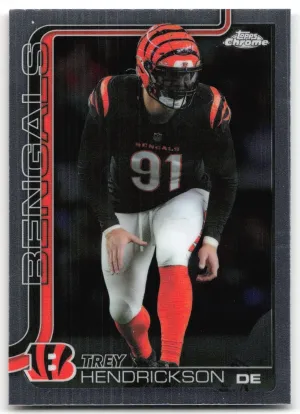 Trey Hendrickson 2025 Topps Chrome Cincinnati Bengals