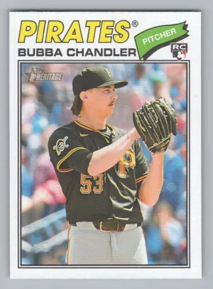 Bubba Chandler RC 2026 Topps Heritage Pittsburgh Pirates