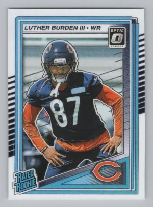 Luther Burden III RC 2025 Donruss Optic Chicago Bears