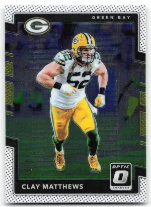 Clay Matthews 2017 Donruss Optic Green Bay Packers