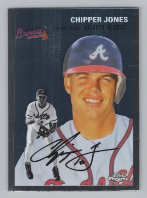 Chipper Jones 2023 Topps Chrome Platinum Anniversary Atlanta Braves