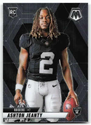 Ashton Jeanty RC 2025 Panini Mosaic Raiders