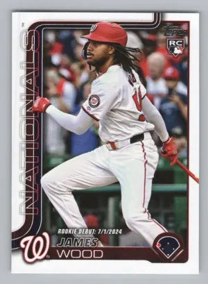 James Wood 2025 Topps Update Washington Nationals