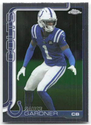Sauce Gardner 2025 Topps Chrome Indianapolis Colts