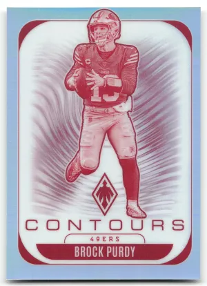 Brock Purdy 2025 Panini Phoenix Contours San Francisco 49ers