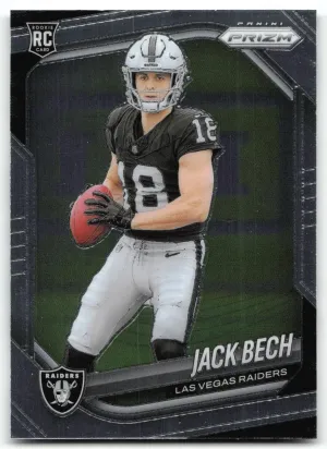 Jack Bech Rookie 2025 Panini Prizm Las Vegas Raiders